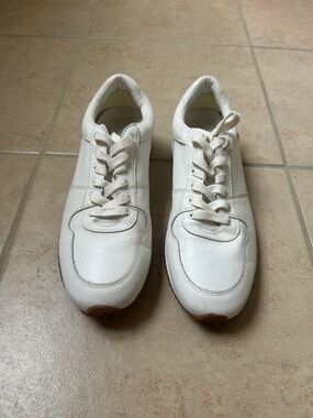 Rebecca Minkoff White Leather Low-Top Sneakers